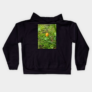 Orange Mushroom Kids Hoodie